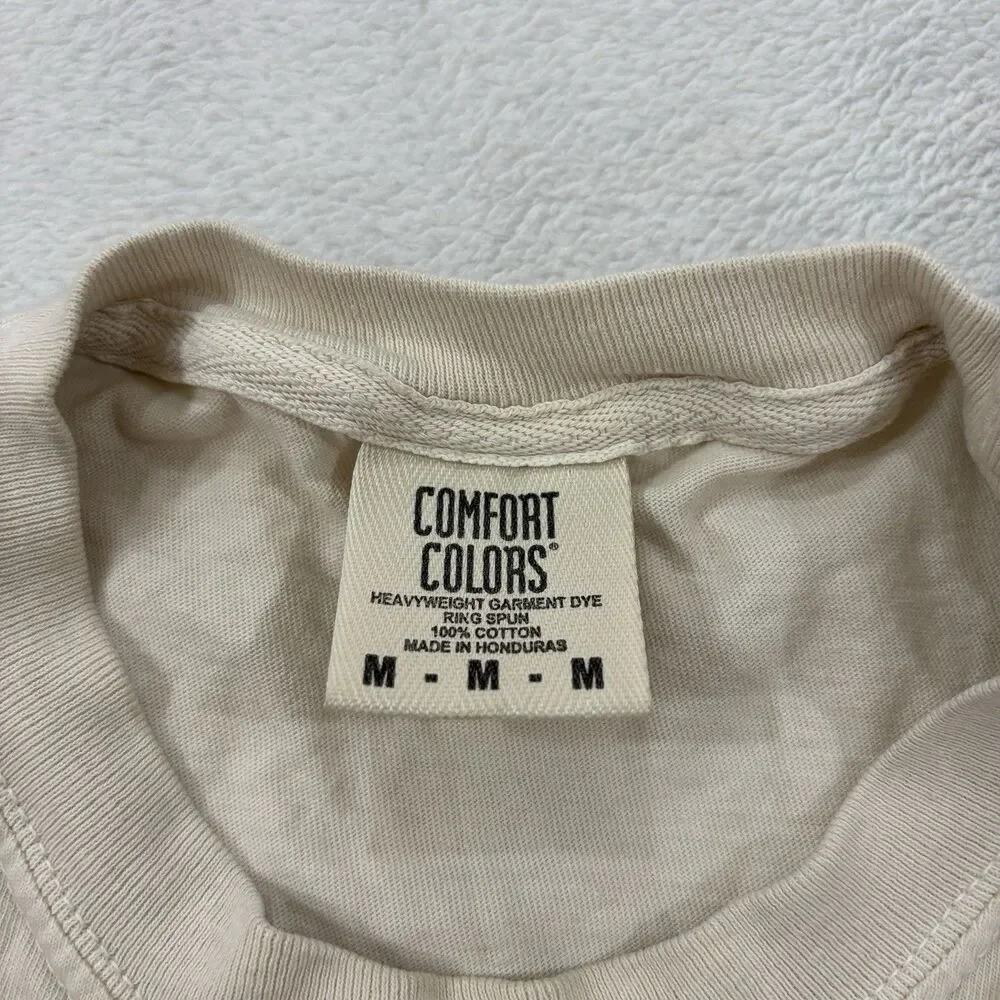 Comfort Colors Kobe Bryant BLACK MAMBA T Shirt Mens M Beige Los Angles Lakers